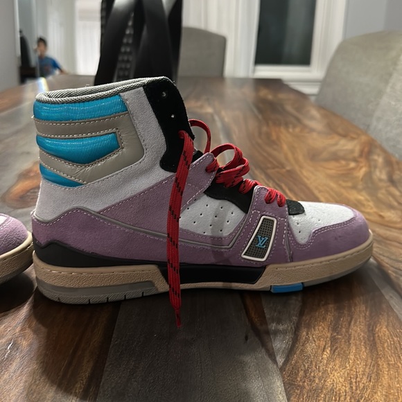 Louis Vuitton trainer sneaker Boot Purple. RP(Once used). - Picture 2 of 12